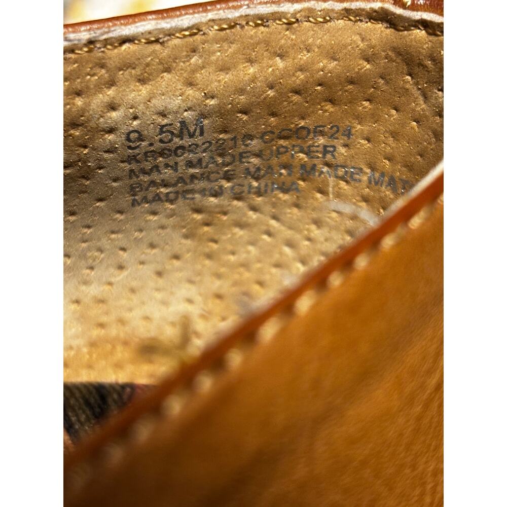 Korks Women's Theodore Loafers Size 9.5M Brown Comfort Stacked Heel Versatile - Picture 6 of 6